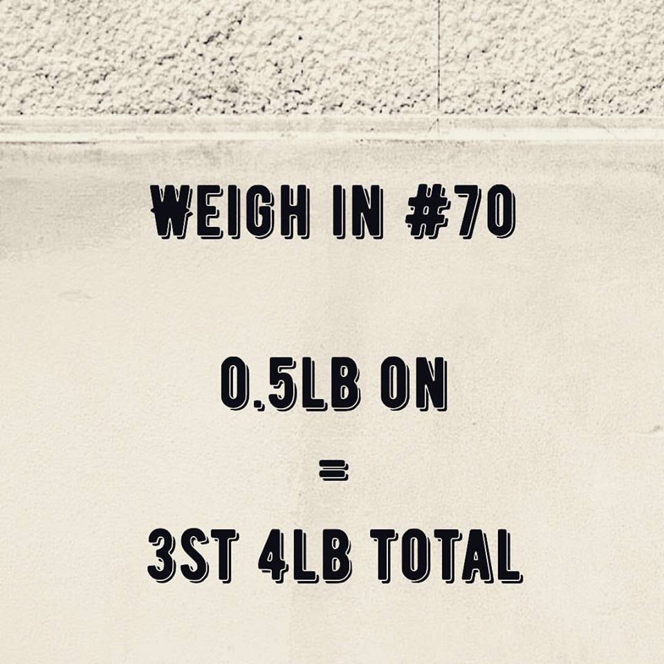 Slimming World weigh in 70