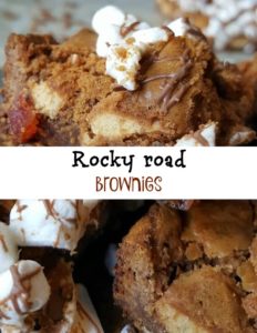Rocky road brownies Pin It