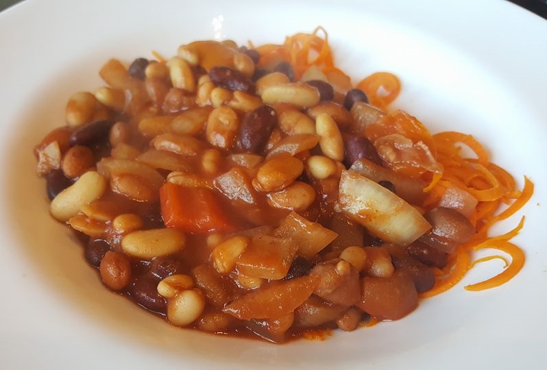 Cirio Borlotti Beans in a five bean chilli