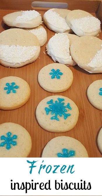 Frozen inspired biscuits - Pin It
