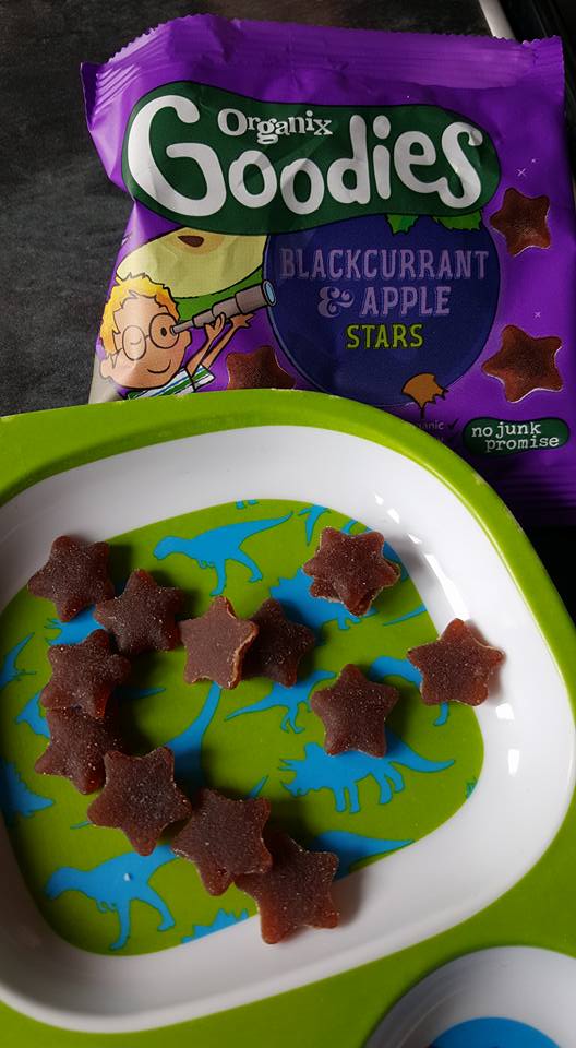 Organix Goodies blackcurrant and apple stars