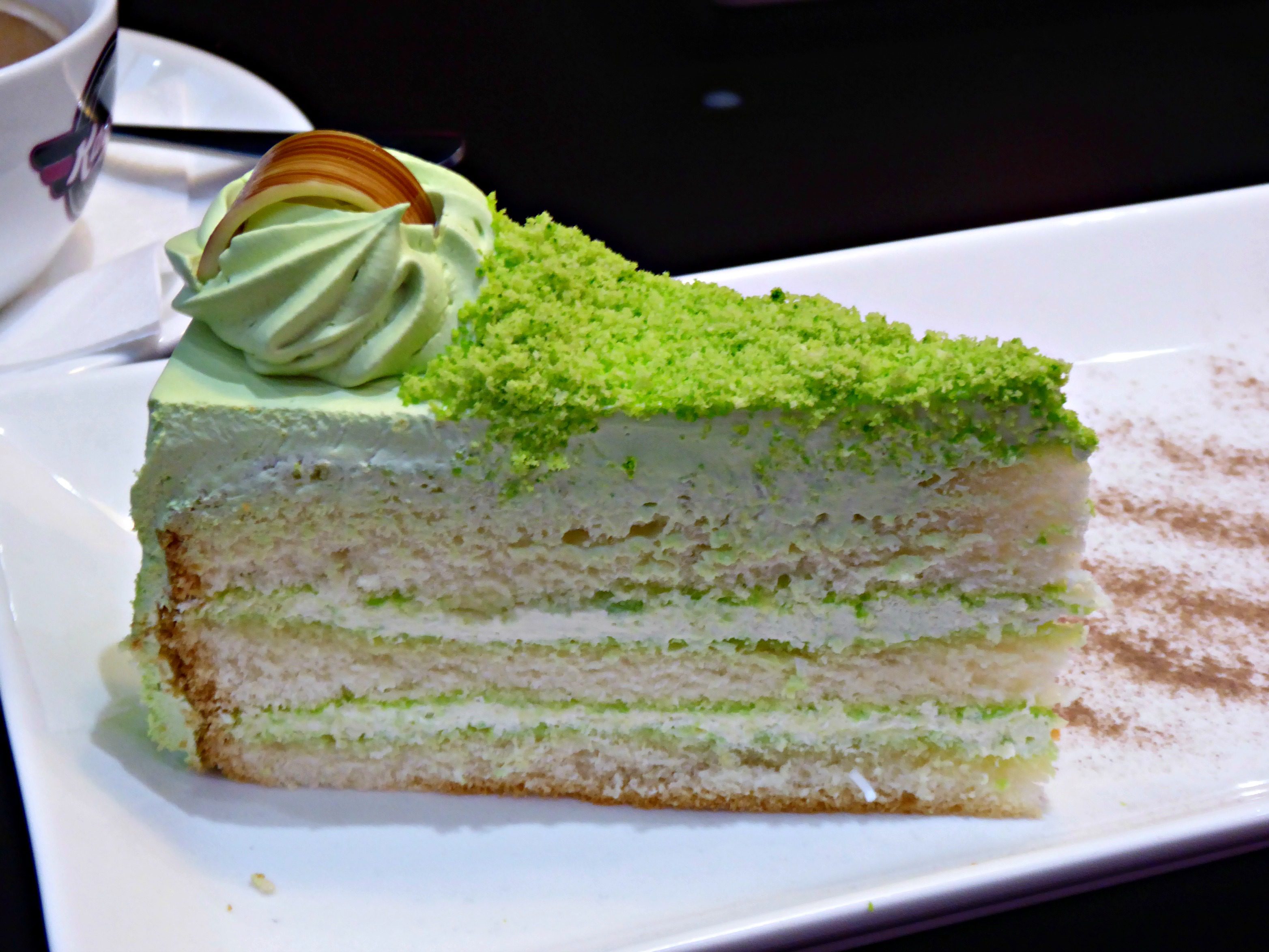 Kaspa's pistachio gateaux