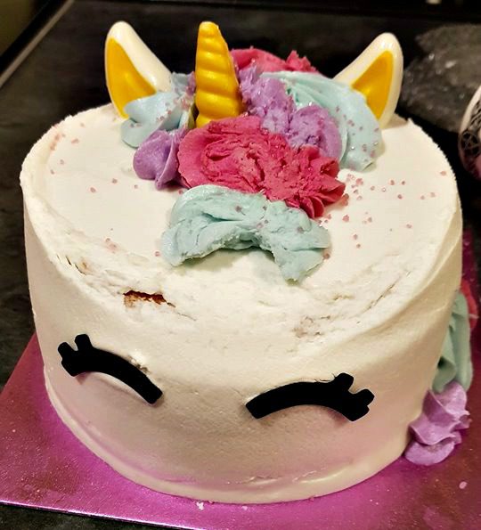 Birthday cake, cake, unicorn cake