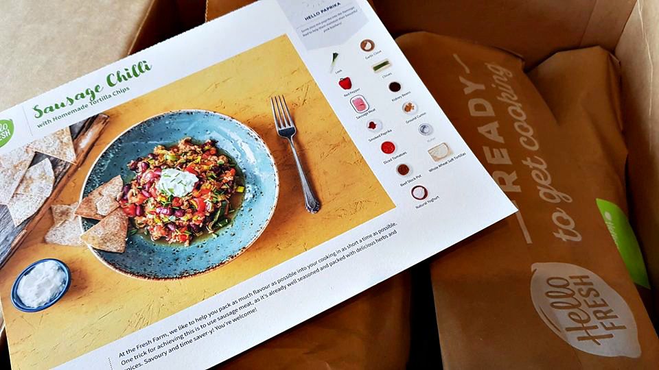 HelloFresh subscription box