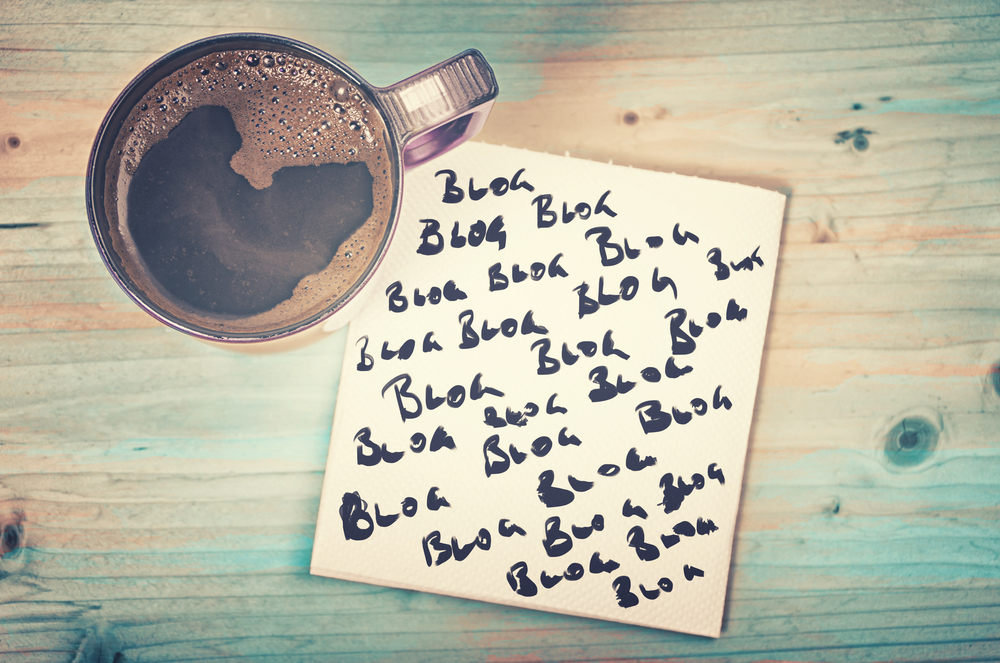 Blog and coffee