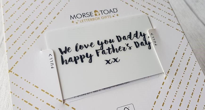 Morse Toad message card