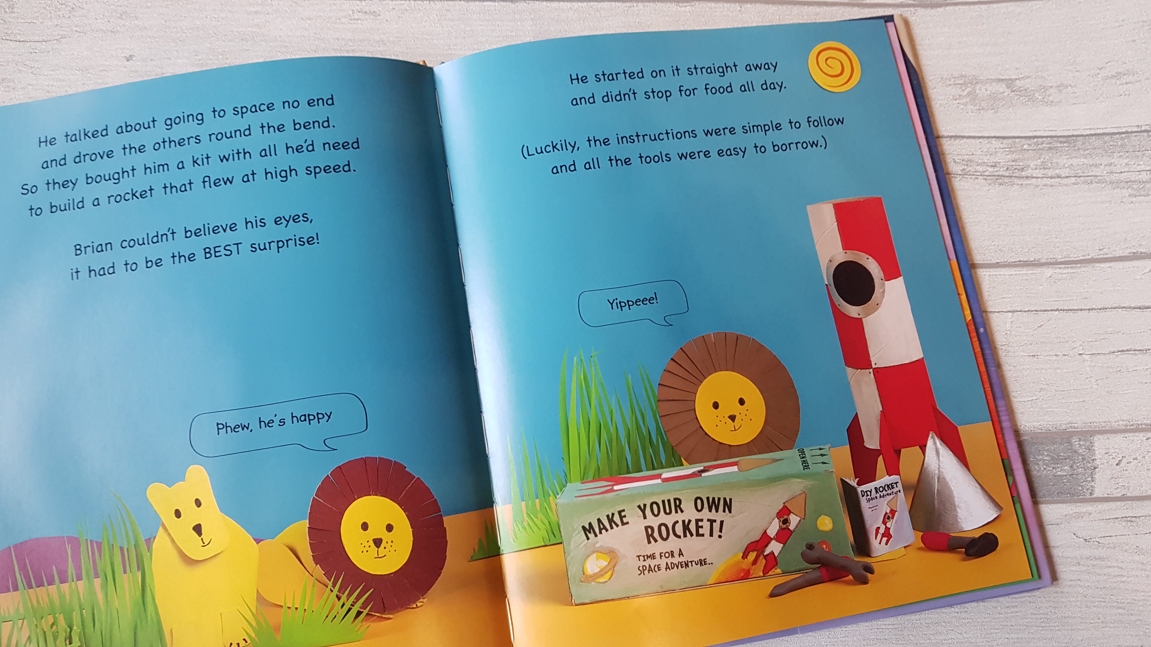 Brian the Lion Goes into Space open