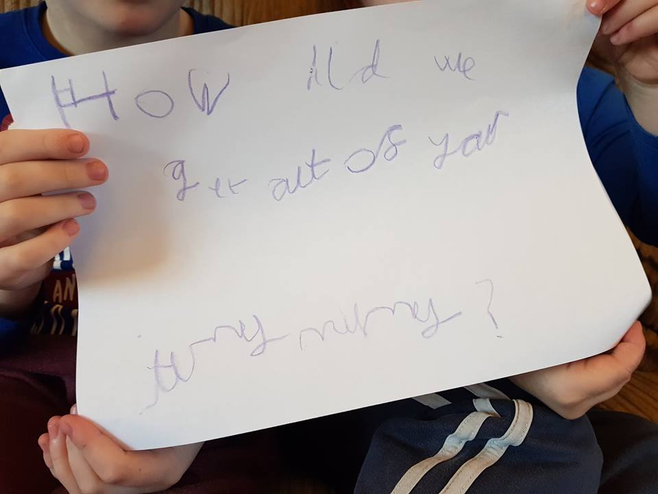 How did we get out of your tummy mummy