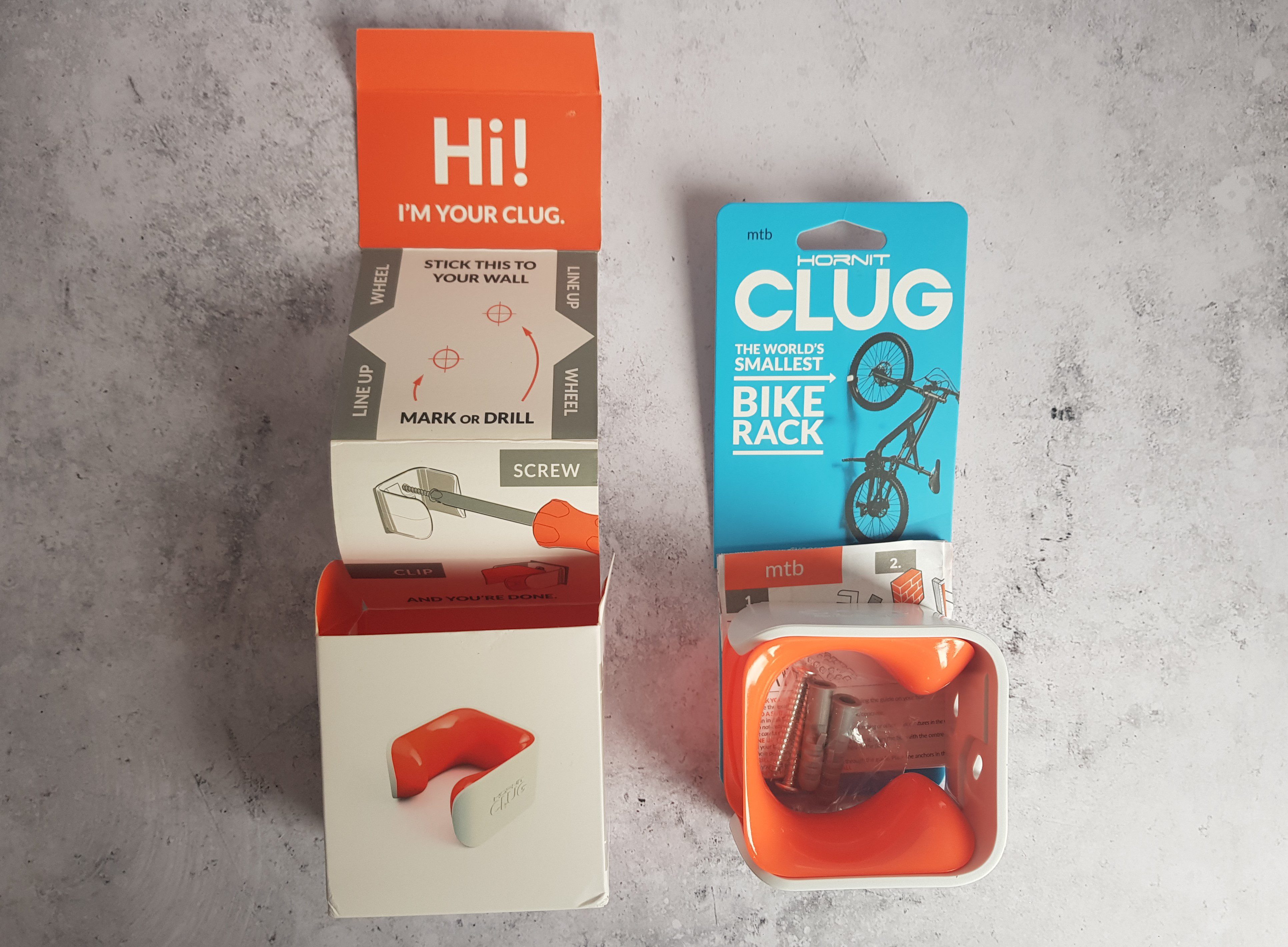 CLUG bike rack inside