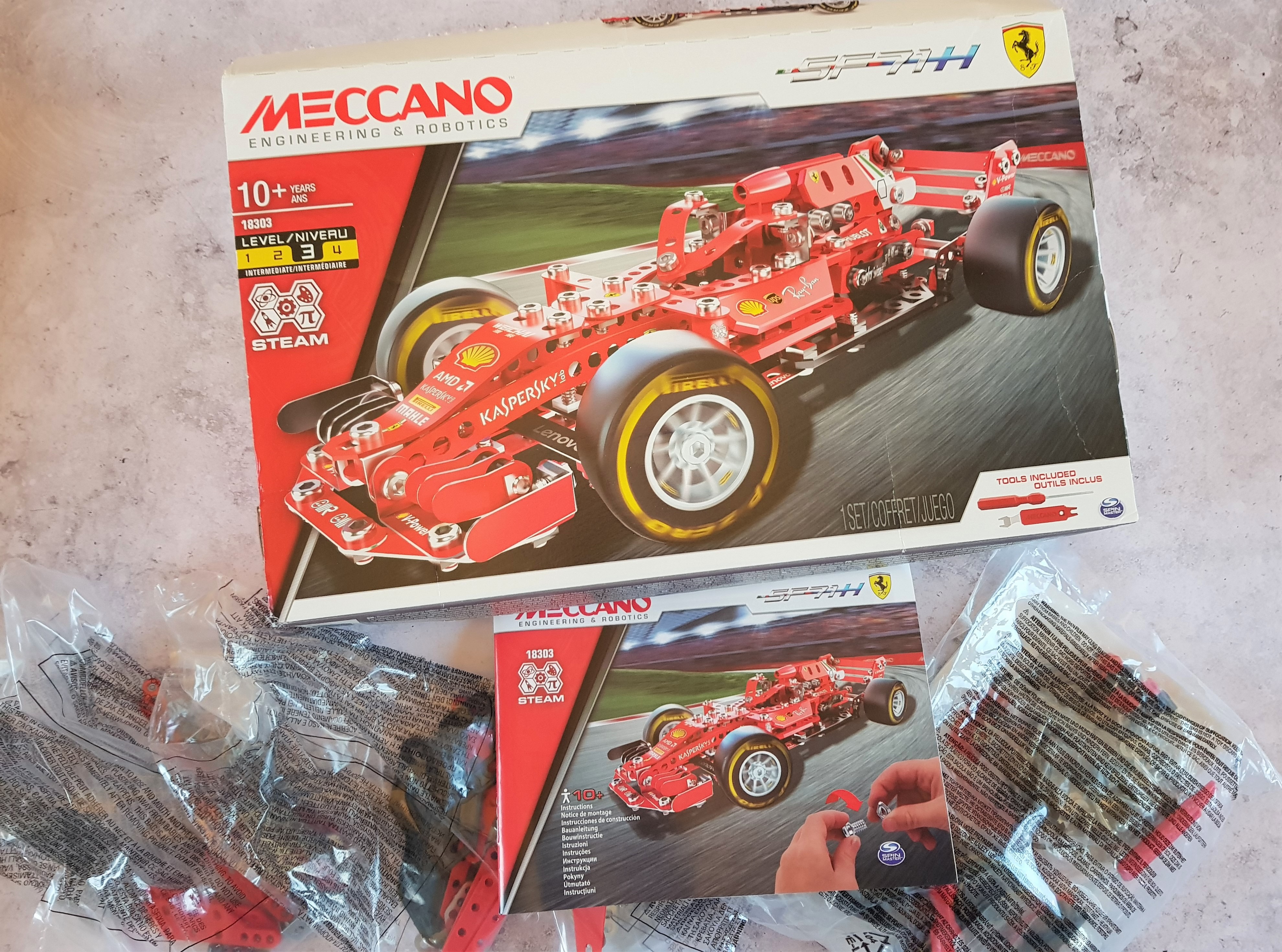 MECCANO Racer Model Set Ferrari F1 rouge 6044641 