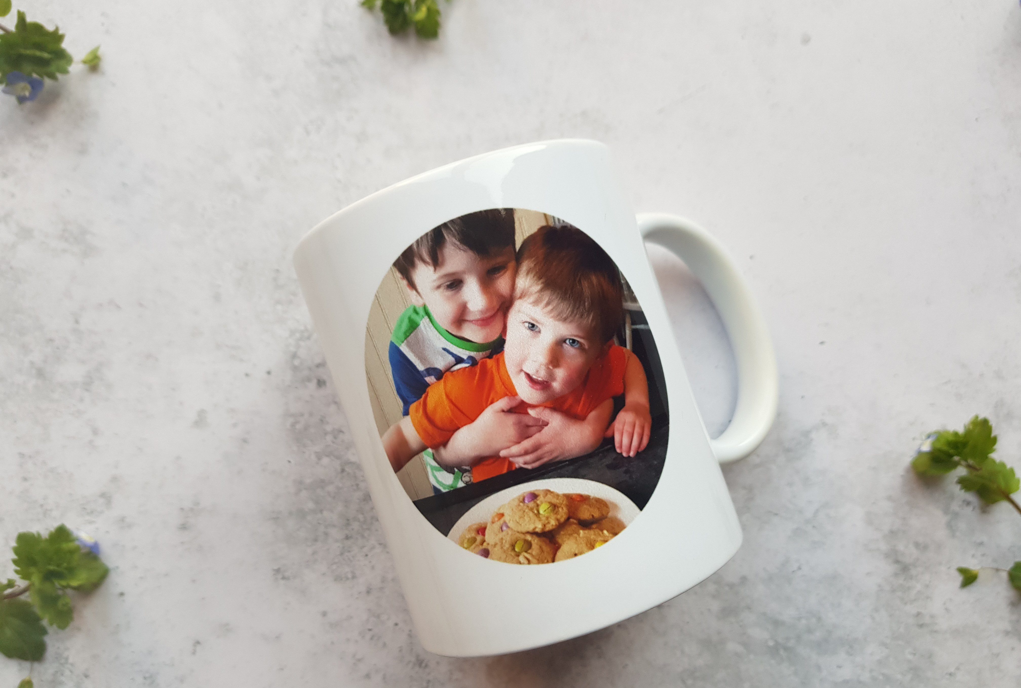 ASDA personalised mug back