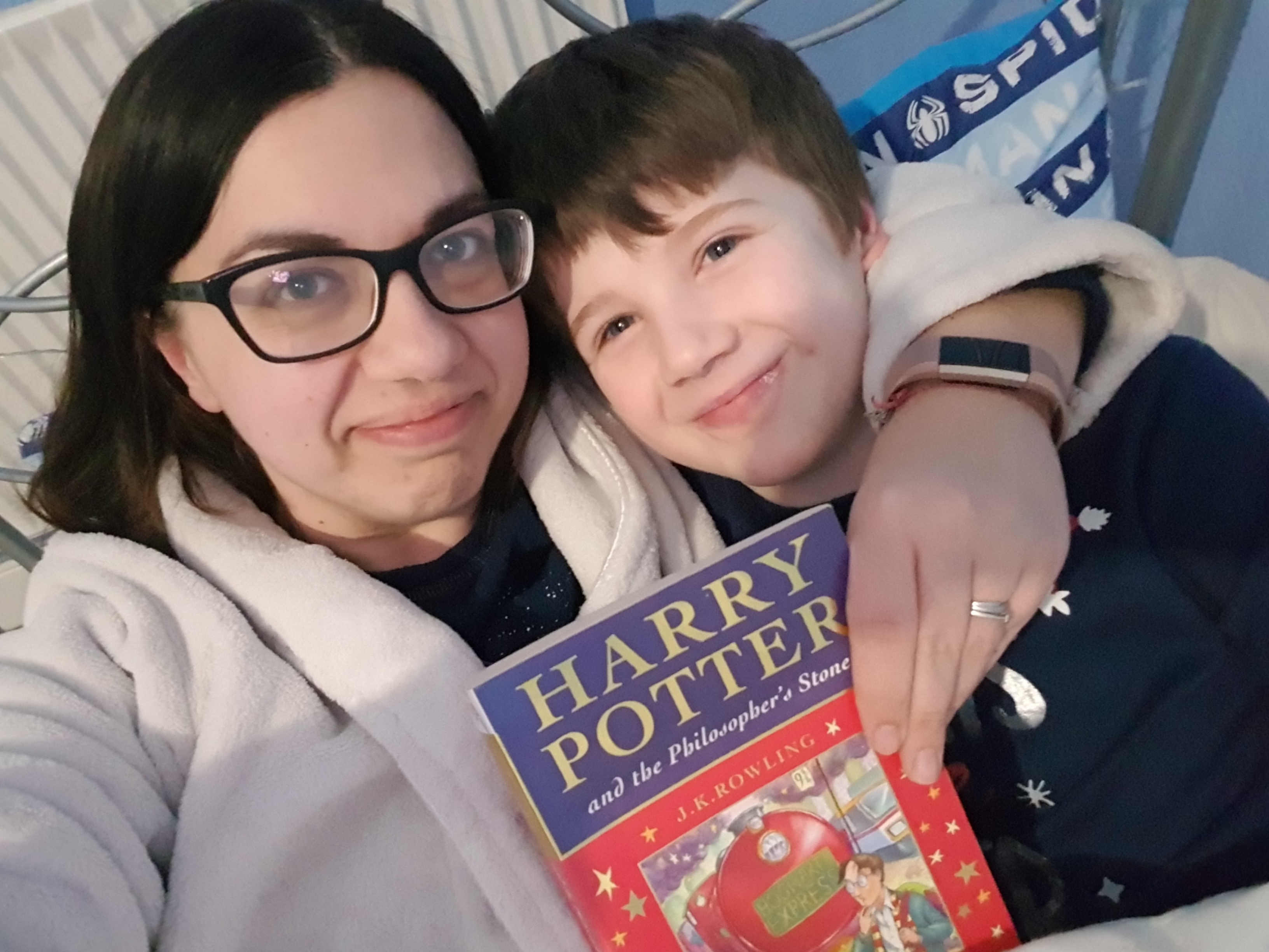 Mummy and Jacob with Harry Potter