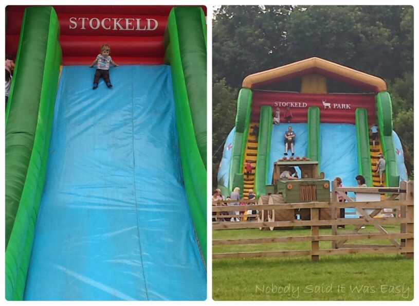 Stockeld Park inflatable slide