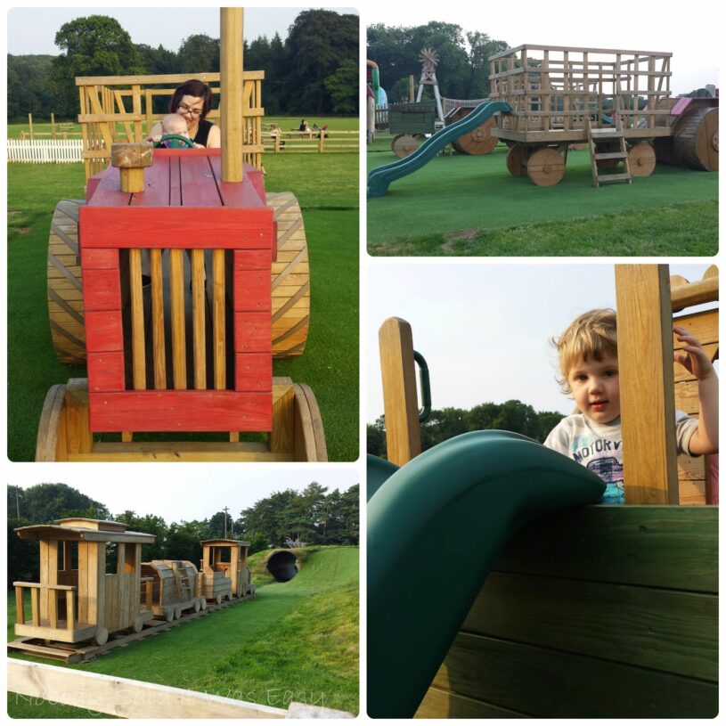 Stockeld Park tractor play area