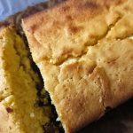 Lemon and raisin loaf cake sliced