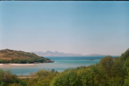 landscape view of The Silver Sands of Morar in the Scottish Highlands; Packing for a Scottish Highlands holiday