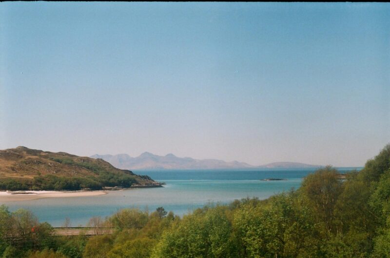 landscape view of The Silver Sands of Morar in the Scottish Highlands; Packing for a Scottish Highlands holiday