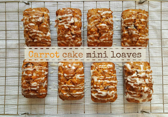 Carrot cake mini loaves