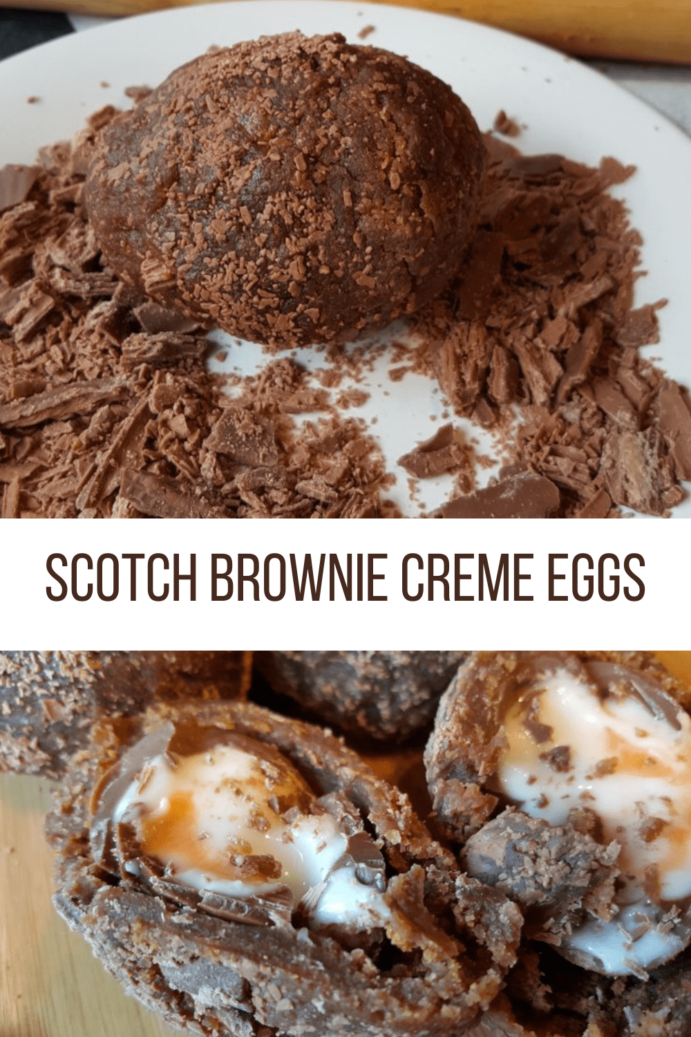 Scotch Brownie Creme Eggs pin