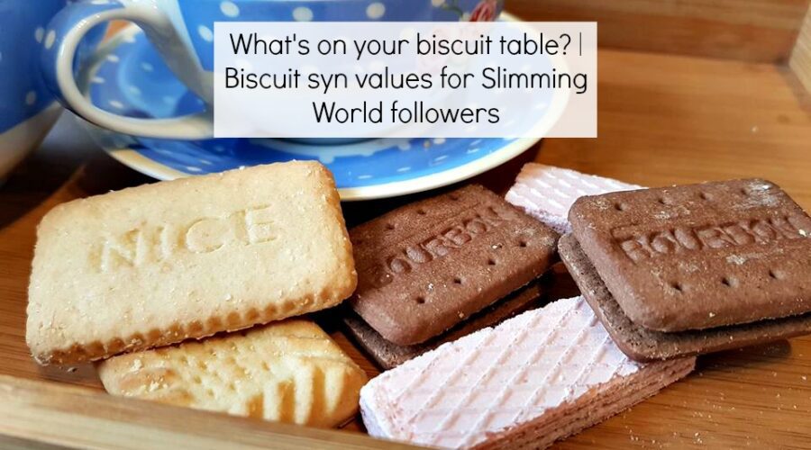What's on your biscuit table Slimming World syn values printable