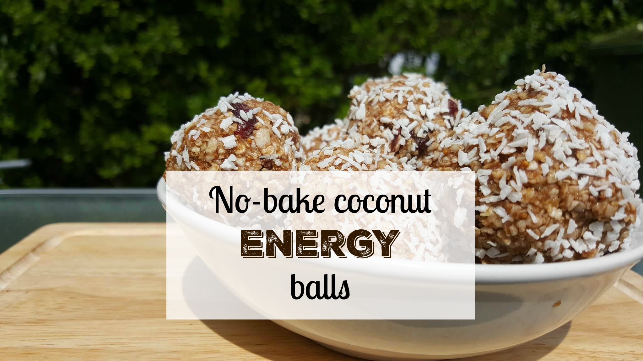 Coconut energy balls