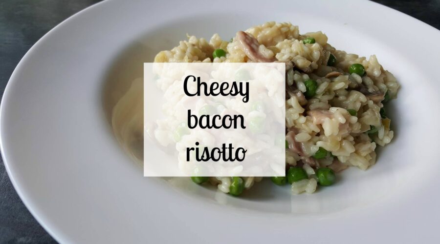 Cheesy bacon Slimming World risotto