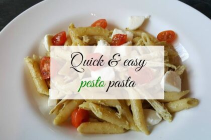 Quick and easy pesto pasta - NSIWE