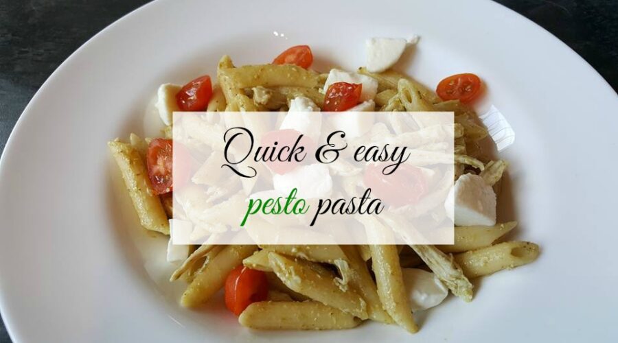 Quick and easy pesto pasta - NSIWE