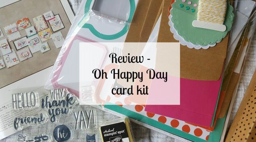 Oh Happy Day card kit review