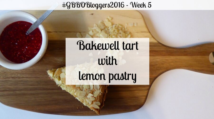 Bakewell tart with lemon pastry