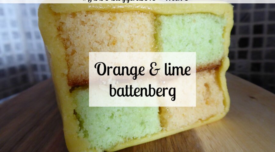 Orange & lime battenberg - NSIWE