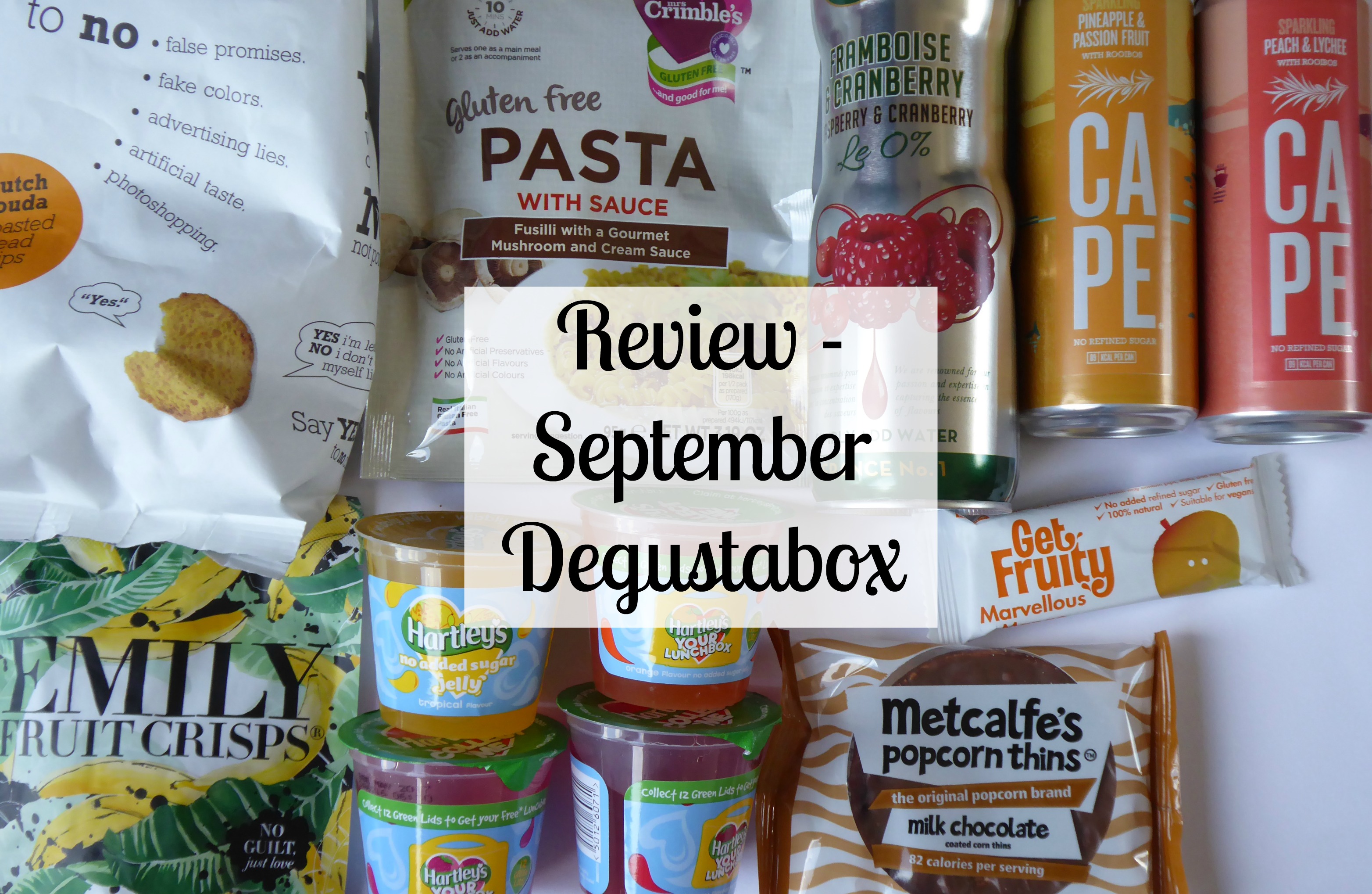 September Degustabox review