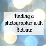 Finding a photographer with Bidvine