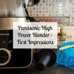 Panasonic high power blender - first impressions