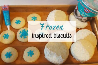 Frozen inspired biscuits - We Bake with Dr Oetker