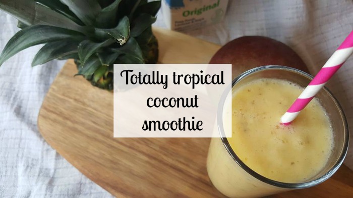 Totally tropical coconut smoothie