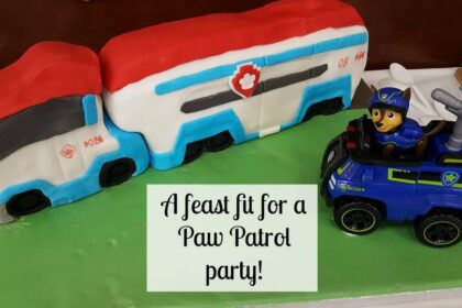 A feast fit for a Paw Patrol party