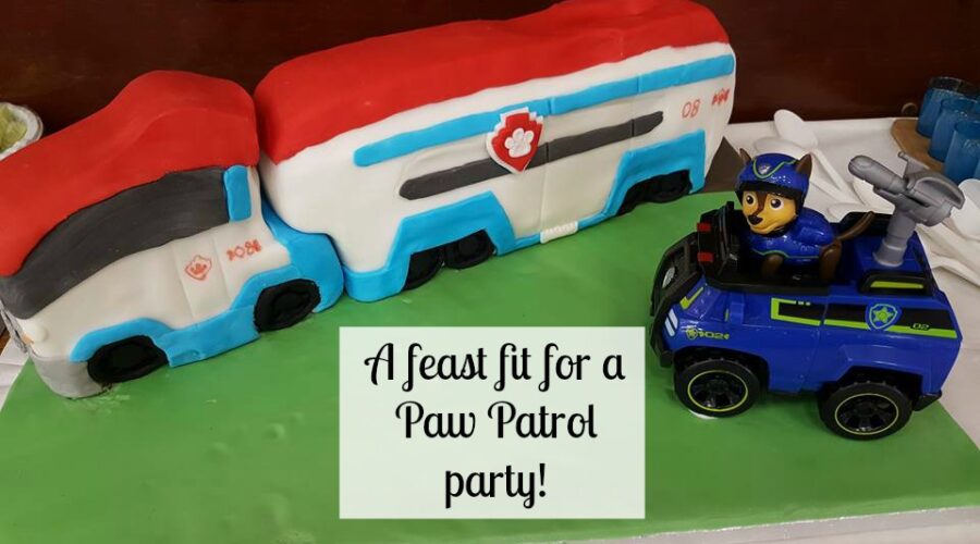 A feast fit for a Paw Patrol party