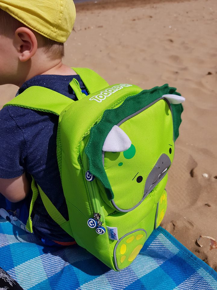 Toddlepak backpack - at the beach
