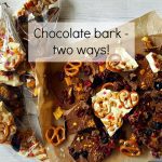 chocolate bark - two ways