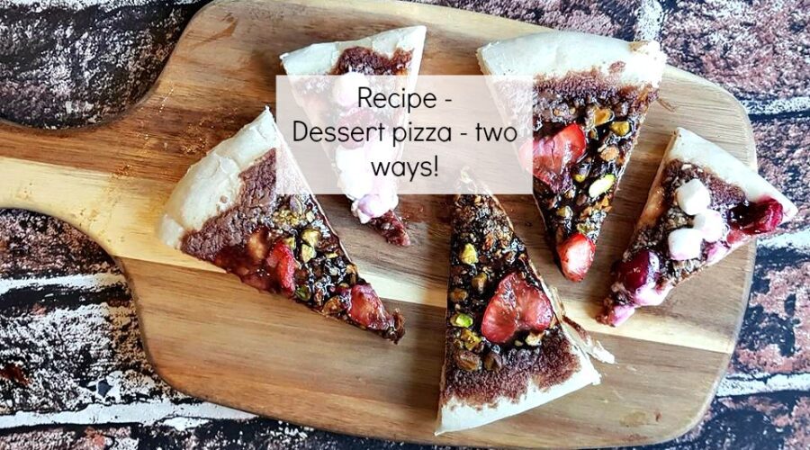 Recipe - dessert pizza two ways, sweet pizza
