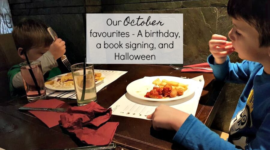 Our October favourites - a birthday, a book signing, and Halloween