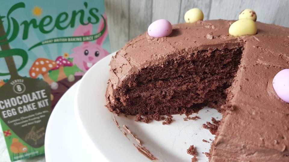 Green's chocolate egg cake kit review