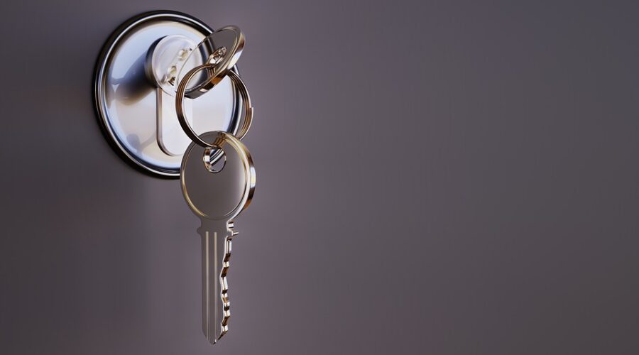 Lock. key. top home security tips