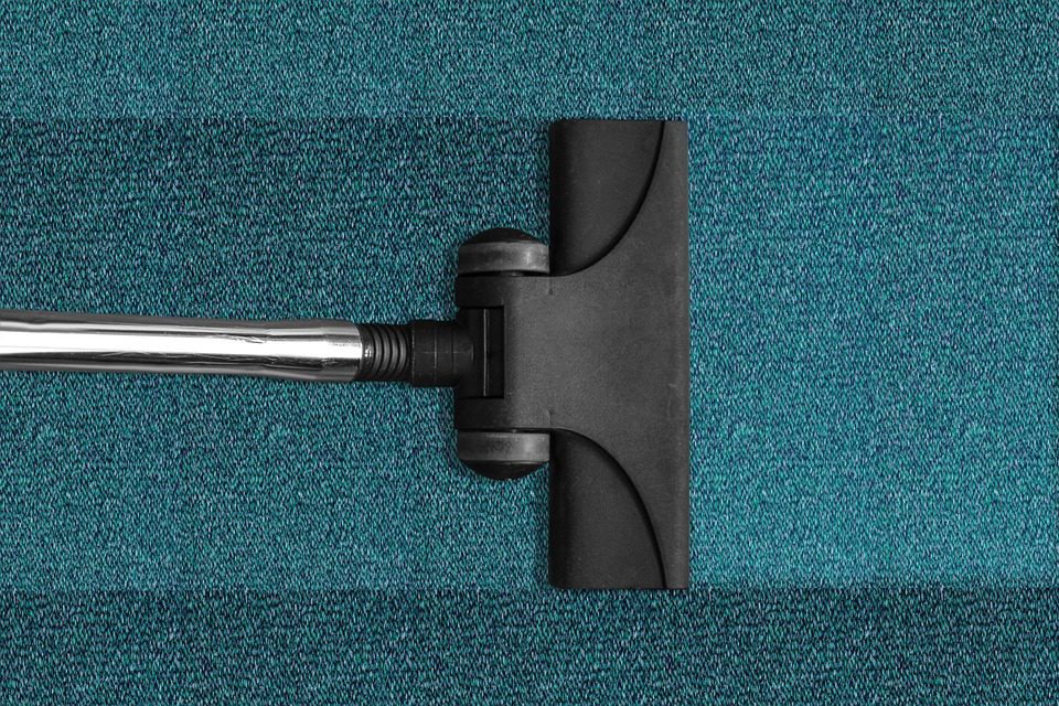 cleaning carpet