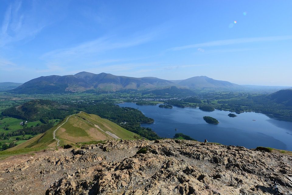 Panoramic view of Helvellyn, Lake District