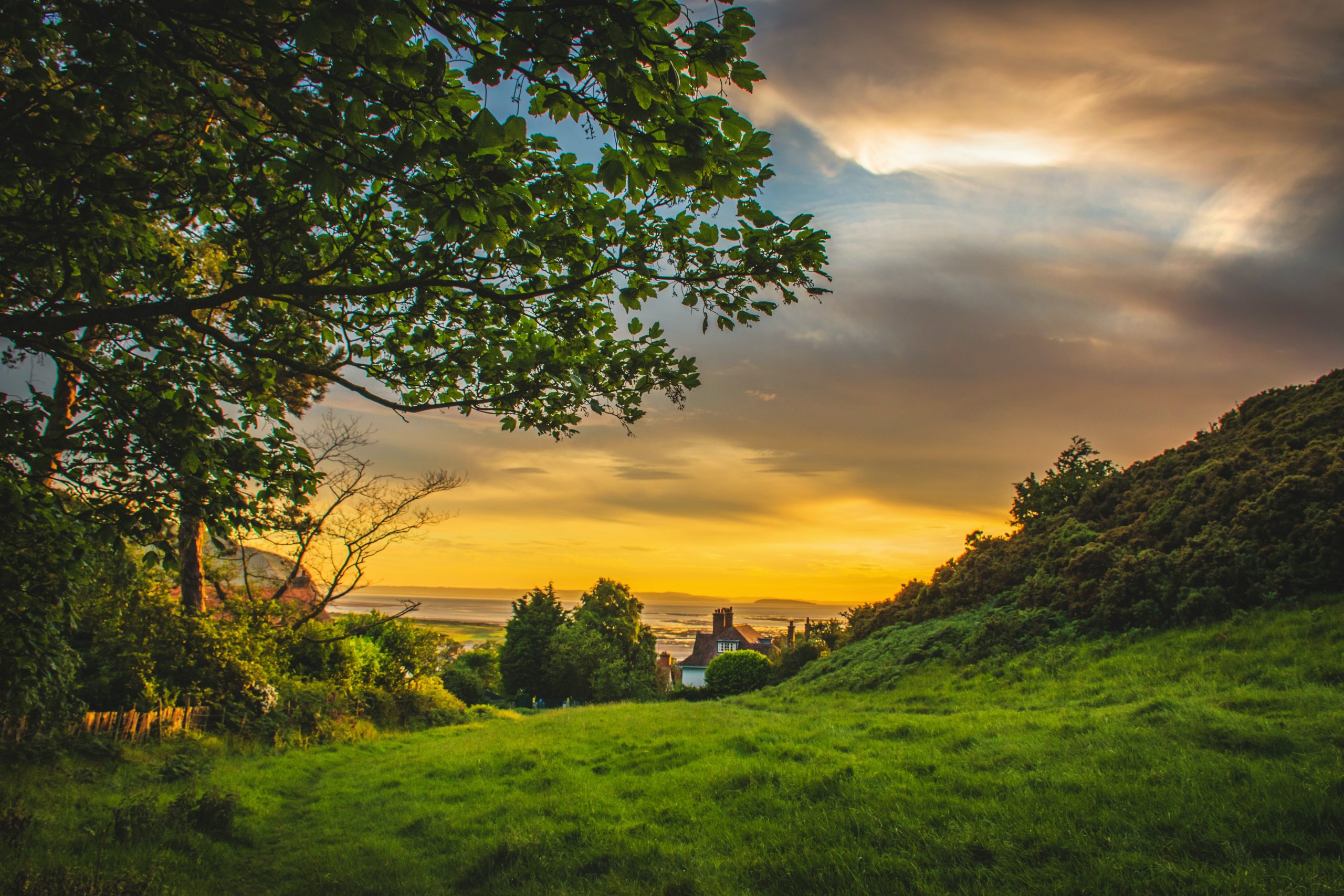 sunset over a panorama; 4 Fun Things To Know About Living In the Countryside