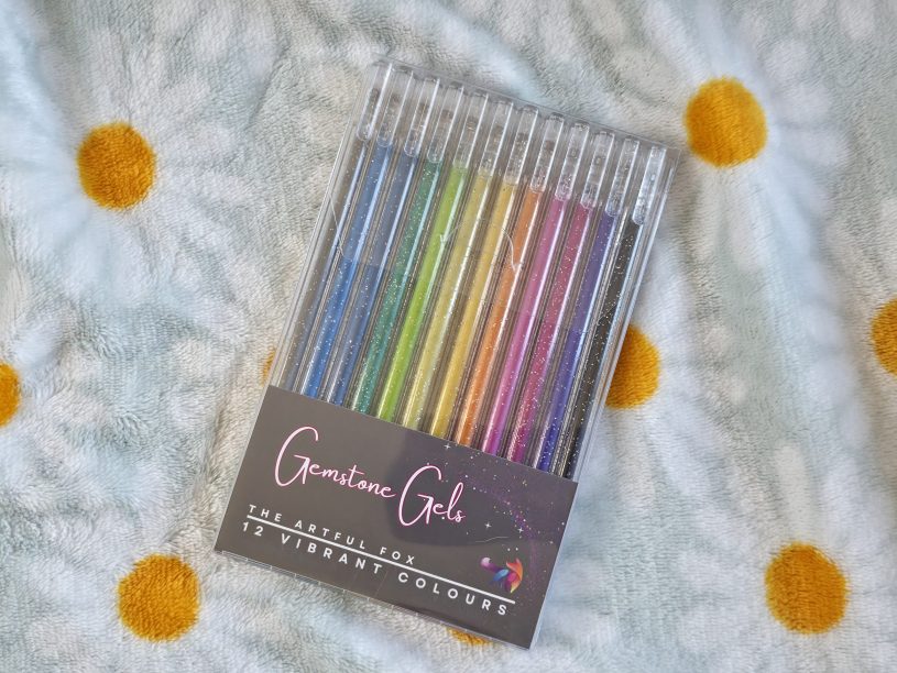Gemstone Glitter Gel Pens