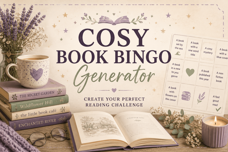 COSY BOOK BINGO GENERATOR